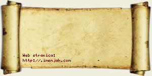 Latinka Bzeničanin vizit kartica